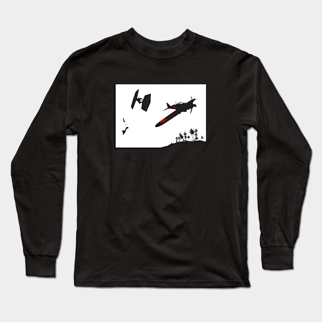 Imperial Dogfight Long Sleeve T-Shirt by EightiesBeast